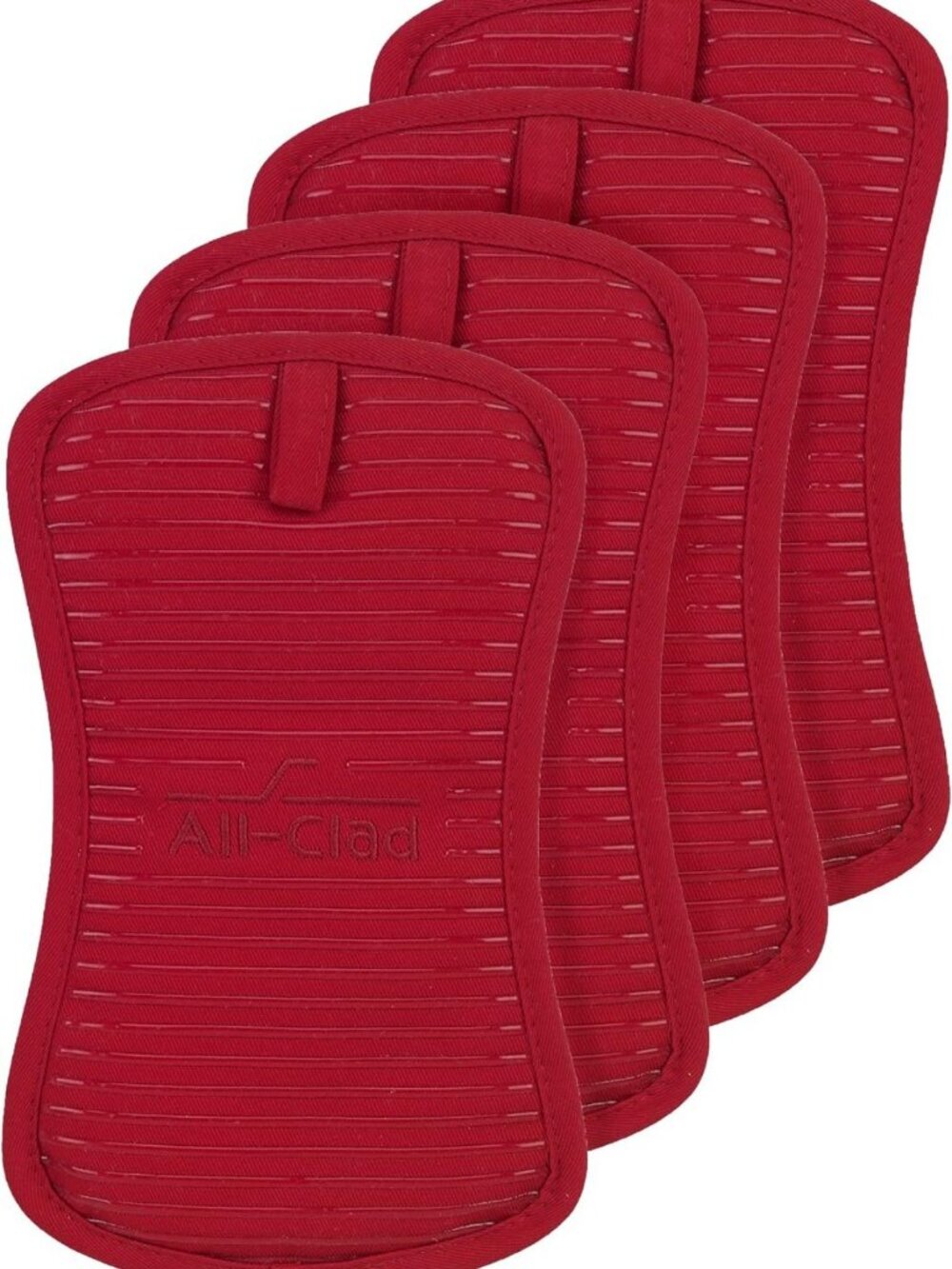 Heat Resistant Pot Holder & Hot Pad Set - 100% Cotton, 4-Pack, Kitchen BBQ